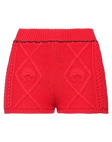 MARINE SERRE Shorts & Bermuda Red 100% Wool