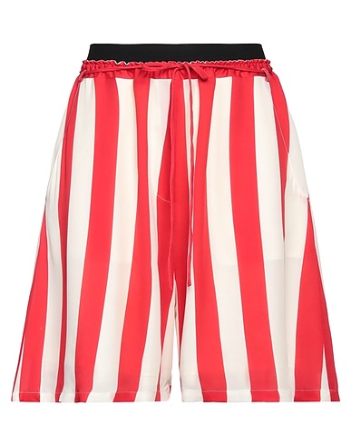 SYMETRIA Shorts & Bermuda Red 100% Silk
