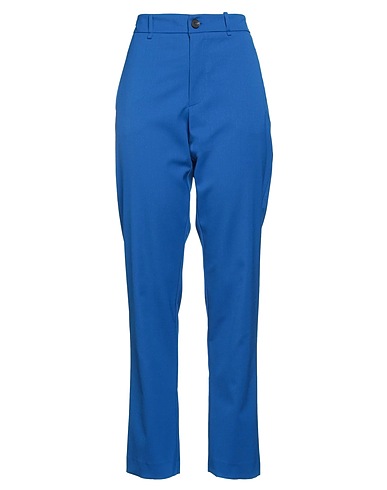 PDR PHISIQUE DU ROLE Casual trouser Bright blue 55% Recycled polyester, 43% Virgin Wool, 2% Elastane