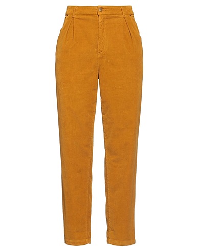 PS. DON'T FORGET ME Casual trouser Camel 66% Cotton, 32% Viscose, 2% Elastane