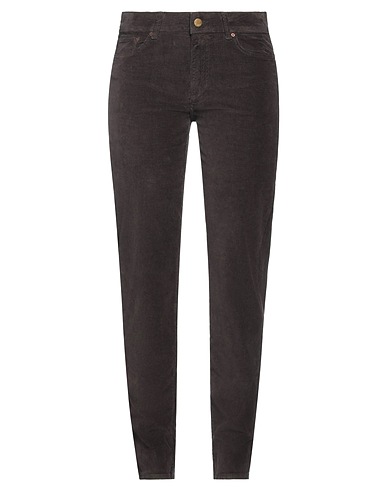 PS. DON'T FORGET ME Pantalone Testa di moro 66% Cotone, 32% Viscosa, 2% Elastan