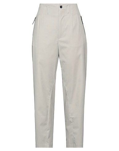 NIKE Casual trouser Light grey 88% Cotton, 10% Silk, 2% Elastane