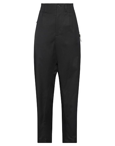 NIKE Casual trouser Black 88% Cotton, 10% Silk, 2% Elastane