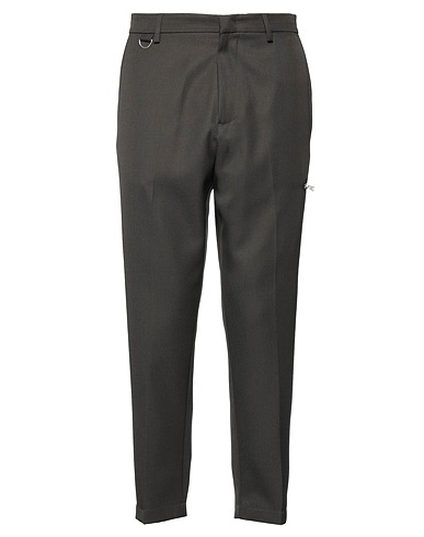 LOW BRAND Pantalone Verde militare 55% Poliestere, 45% Lana Vergine