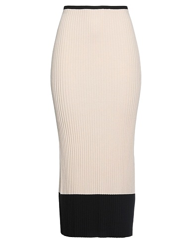 BY MALENE BIRGER Long skirt Beige 69% EcoVero™ viscose, 16% Elastane, 15% Polyamide