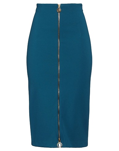 PINKO Midi skirt Deep teal 67% Viscose, 28% Polyamide, 5% Elastane
