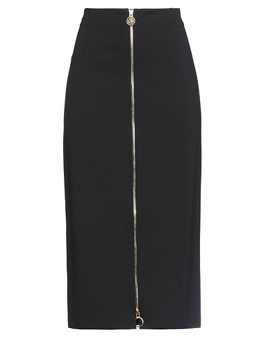 PINKO Midi skirt Black 67% Viscose, 28% Polyamide, 5% Elastane