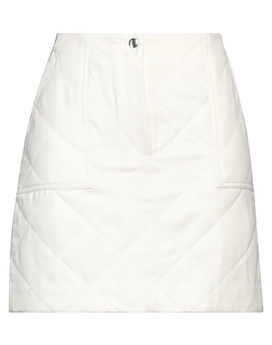 COLLECTORS CLUB Mini skirt Ivory 69% Polyester, 29% Viscose, 2% Elastane