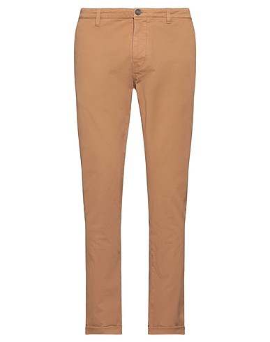 PENCE Pantalone Cammello 97% Cotone, 3% Elastan