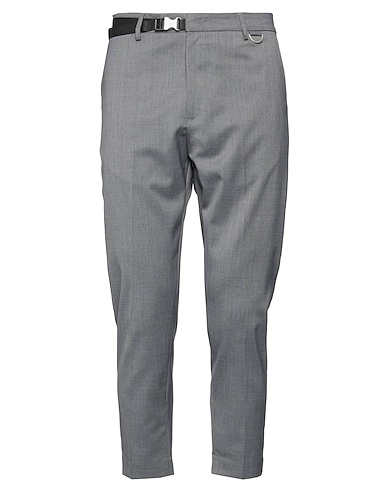 LOW BRAND Casual pants Grey 54% Virgin Wool, 45% Polyester, 1% Elastane