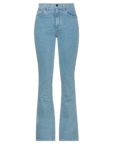 LE JEAN Denim trousers Blue 96% Cotton, 3% Elastomultiester, 1% Elastane