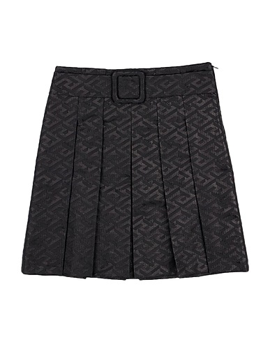 VERSACE YOUNG Skirt Black 63% Polyester, 26% Acetate, 11% Metallic Polyester