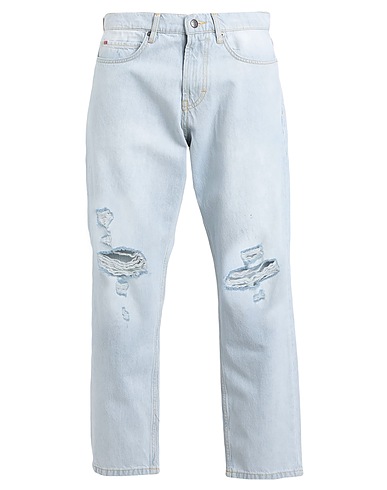 HUGO Denim trousers Blue 80% Cotton, 20% Recycled cotton