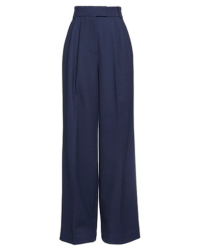 DOROTHEE SCHUMACHER Casual trouser Navy blue 90% Wool, 10% Polyamide