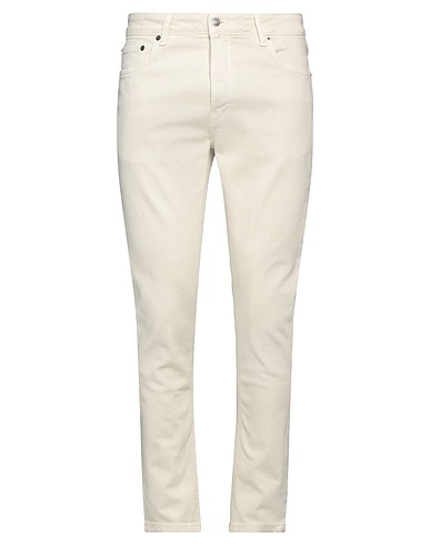 HAIKURE Denim pants Beige 99% Cotton, 1% Elastane