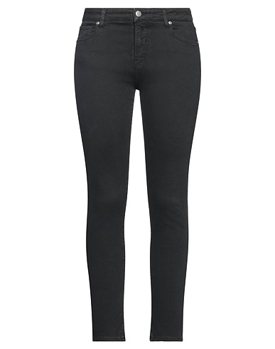2W2M Casual trouser Black 91% Cotton, 6% T-400 fiber, 3% Elastane