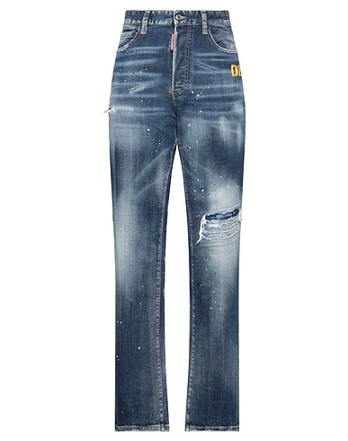 DSQUARED2 Denim trousers Blue 99% Cotton, 1% Elastane