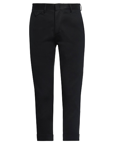 LOW BRAND Casual pants Black 98% Cotton, 2% Elastane