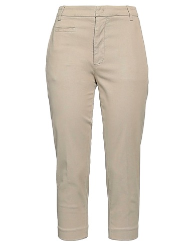 DONDUP Casual trouser Taupe 68% Cotton, 27% Lyocell, 5% Elastane