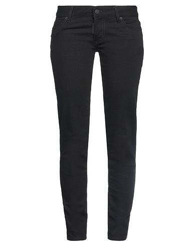 DSQUARED2 Denim trousers Black 98% Cotton, 2% Elastane