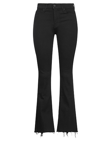 MOTHER Denim pants Black 68% Cotton, 19% Recycled polyester, 12% Recycled cotton, 1% Elastane