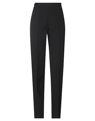 NENSI DOJAKA Casual trouser Black 98% Virgin Wool, 2% Elastane