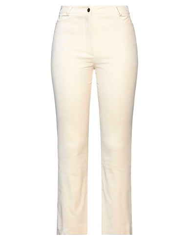 D.EXTERIOR Pantalone Avorio 68% Cotone, 30% Viscosa, 2% Elastan