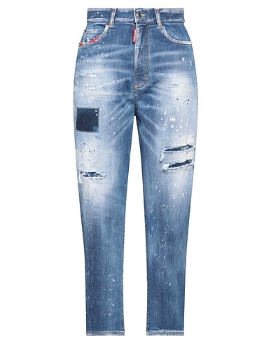 DSQUARED2 Denim trousers Blue 92% Cotton, 6% Elastomultiester, 2% Elastane