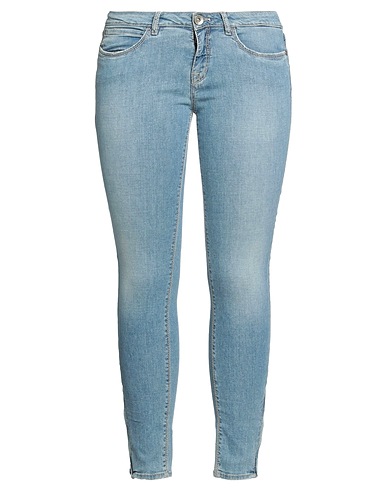 MASON'S Denim trousers Blue 98% Cotton, 2% Elastane