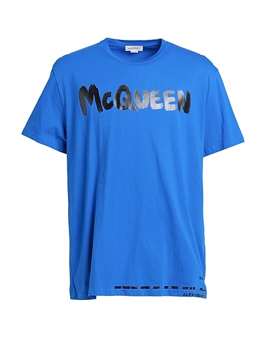 MCQUEEN T-shirt Blue 100% Cotton