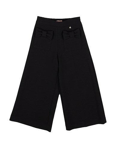 ELISABETTA FRANCHI Casual trouser Black 95% Polyester, 5% Elastane