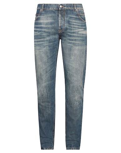 BALMAIN BOTTOMWEAR Blue 100% Cotton
