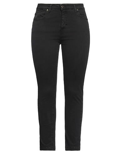 KARTIKA Casual pants Black 98% Cotton, 2% Elastane