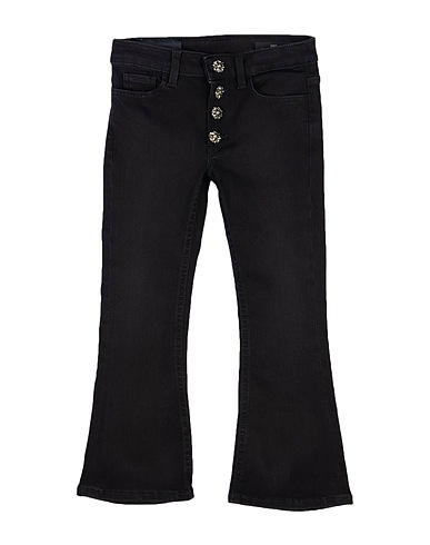 DONDUP Denim pants Black 78% Cotton, 18% Polyester, 4% Elastane