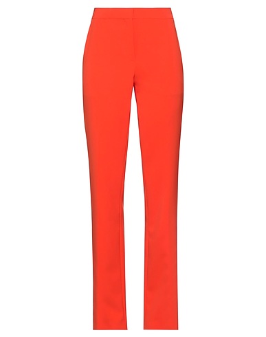MOSCHINO Casual trouser COUTURE Orange 89% Polyester, 11% Polyurethane