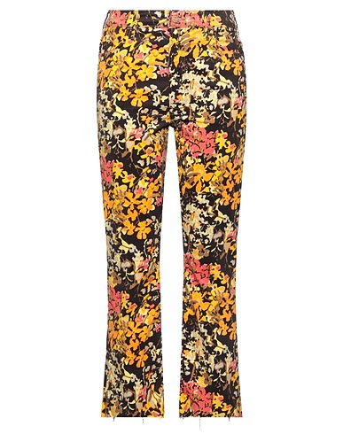 MOTHER Casual trouser Dark brown 93% Cotton, 6% Polyester, 1% Elastane