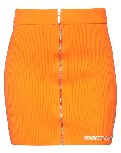 HOUSE OF HOLLAND Mini skirt Orange 100% Polyamide