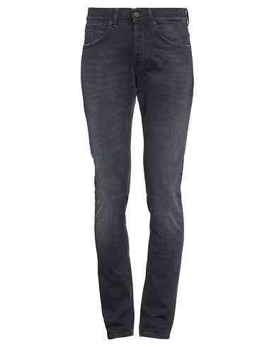 DONDUP Denim trousers Black 98% Cotton, 2% Elastane