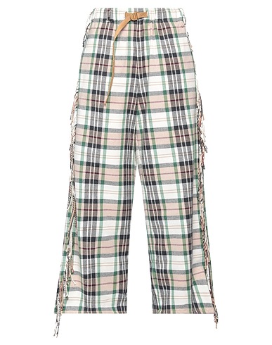 WHITE SAND Casual trouser White 70% Cotton, 25% Polyester, 5% Other Fibres