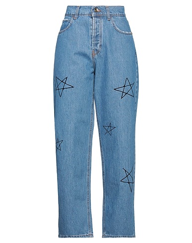 REVISE CONCEPT Denim trousers Blue 100% Cotton