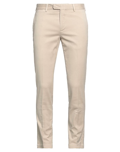 DEVORE INCIPIT Casual trouser Beige 97% Cotton, 3% Elastane