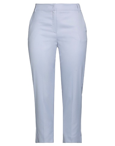 I BLUES Casual trouser Sky blue 67% Polyester, 29% Viscose, 4% Elastane