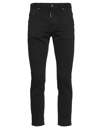 DSQUARED2 Denim pants Black 97% Cotton, 3% Elastane