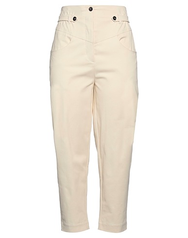 TELA Casual trouser Beige 98% Cotton, 2% Elastane