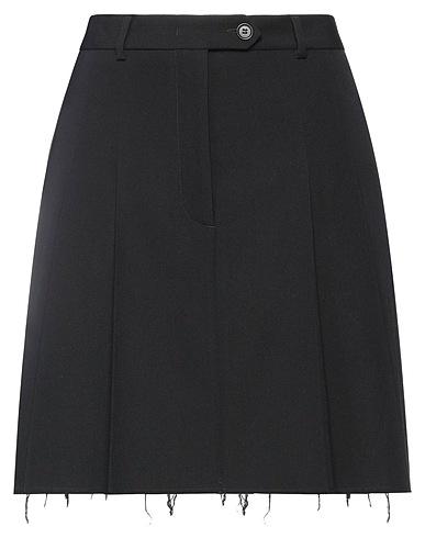 ASPESI Mini skirt Black 100% Virgin Wool