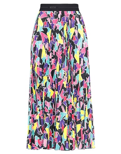 MSGM Midi skirt Black 100% Polyester