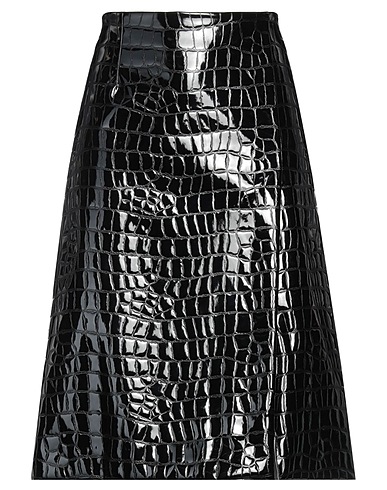 DOLCE&GABBANA Midi skirt Black 100% Polyester