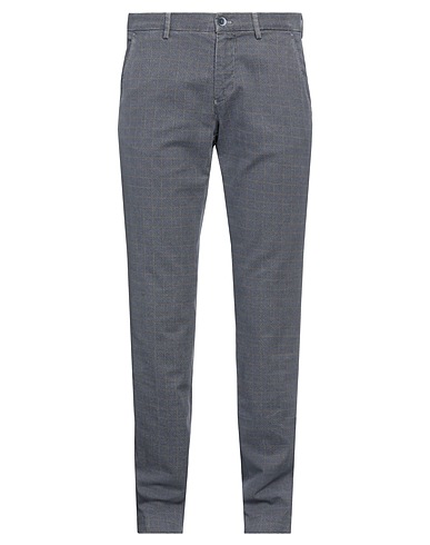 MASON'S Casual trouser Navy blue 69% Cotton, 28% Modal, 3% Elastane