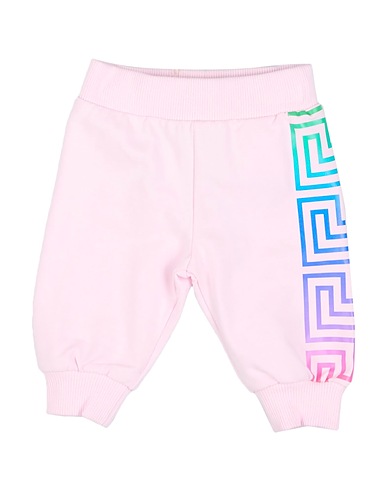VERSACE YOUNG Casual trouser Light pink 94% Cotton, 6% Elastane