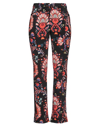 RABANNE Casual pants Black 95% Viscose, 5% Elastane, Polyamide